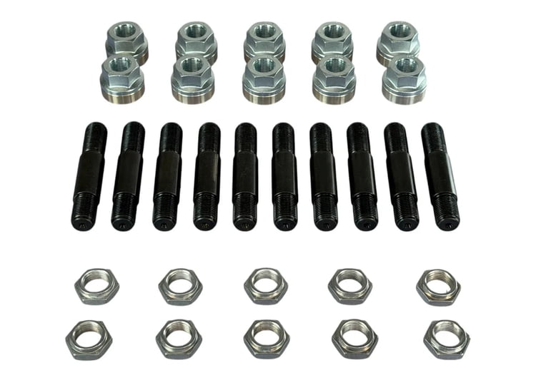 5/8" Wheel Steel Stud Kit w/ Steel Lugnuts (1.5" shoulder) 51500