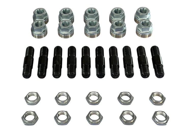 5/8" Steel Wheel Stud Kit w/ Steel Lugnuts (.875" shoulder) 51540