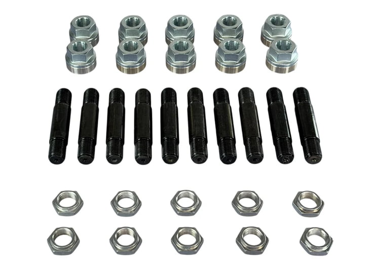 5/8" Steel Wheel Stud Kit w/ Steel Lugnuts (1.75" shoulder) 51590