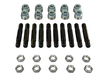 5/8" Steel Wheel Stud Kit w/ Steel Lugnuts (2" shoulder) 51560