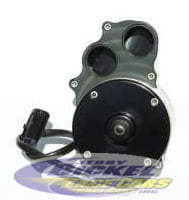 Meziere Aluminum Water Pump In-Line WP337 Dual Outlet