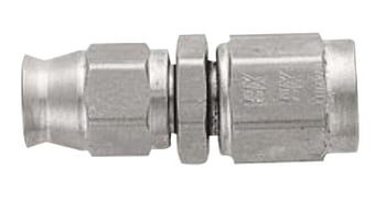 -4 PTFE Straight Hose End - Steel